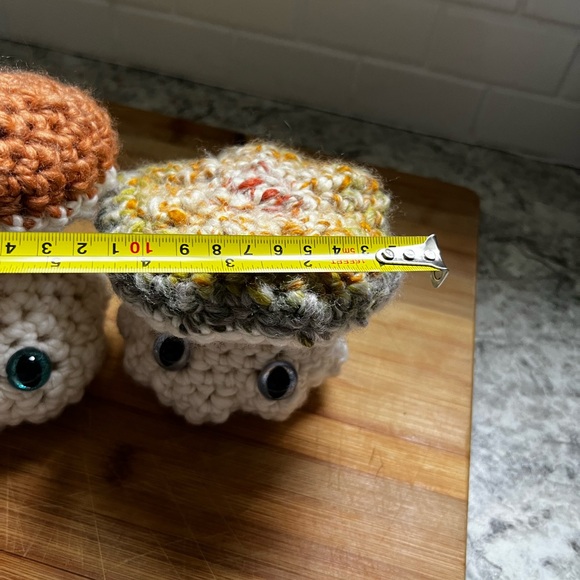 Pair of Handcrafted Mushroom Guys - Picture 5 of 9